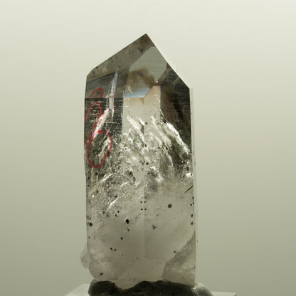 Enhydro Harlekin Lemurian Phantom Amethyst, Epidot 2x Blase Streep Mine Namibia 49*22*19mm #15146