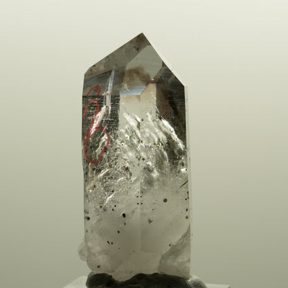 Enhydro Harlekin Lemurian Phantom Amethyst, Epidot 2x Blase Streep Mine Namibia 49*22*19mm #15146