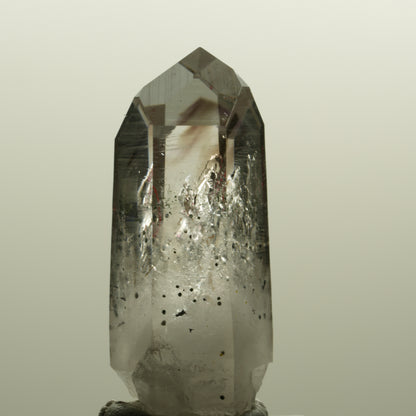 Enhydro Harlekin Lemurian Phantom Amethyst, Epidot 2x Blase Streep Mine Namibia 49*22*19mm #15146