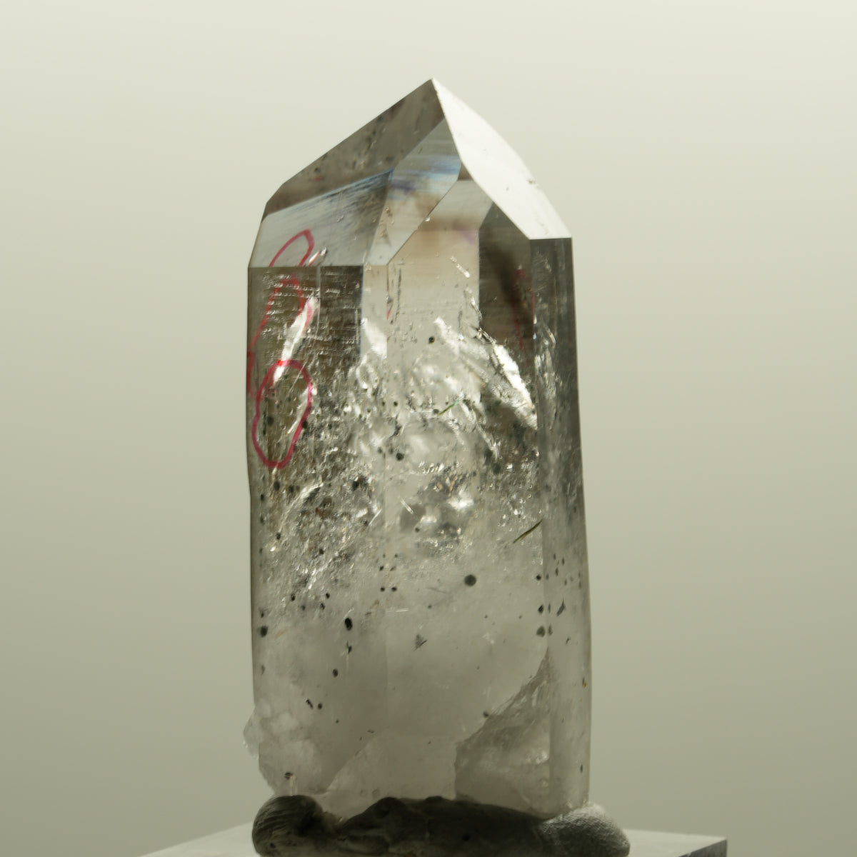 Enhydro Harlekin Lemurian Phantom Amethyst, Epidot 2x Blase Streep Mine Namibia 49*22*19mm #15146