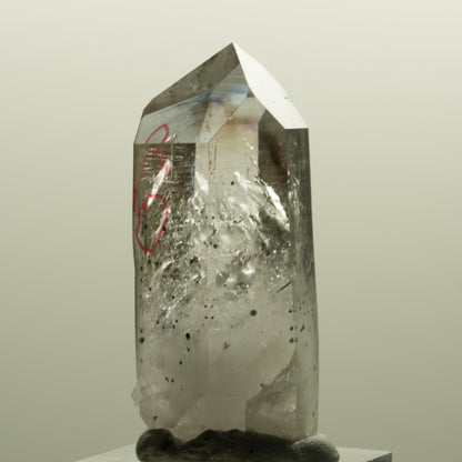 Enhydro Harlekin Lemurian Phantom Amethyst, Epidot 2x Blase Streep Mine Namibia 49*22*19mm #15146