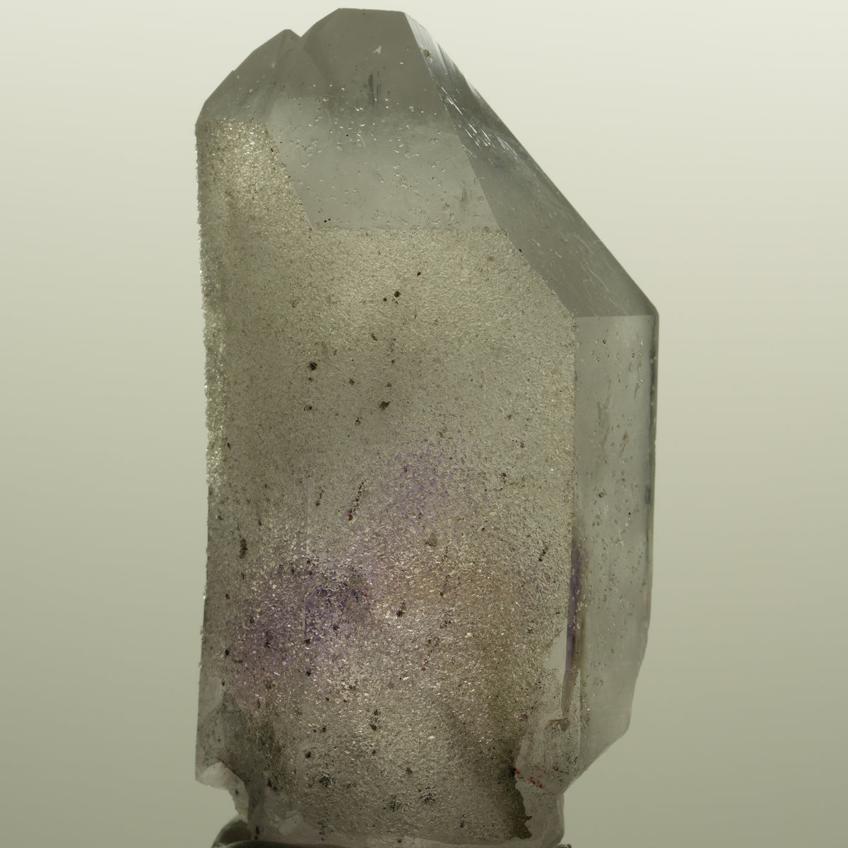 Seltene Skelett Phantom Amethyst mit Analcim Streep Mine, Namibia 54*28*20mm #15147