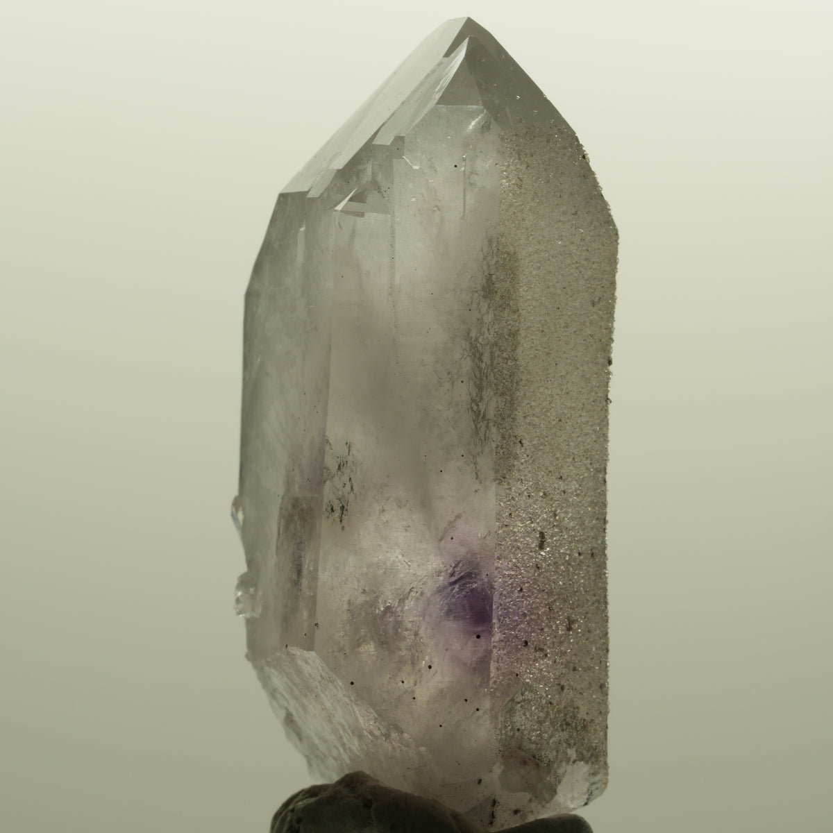 Seltene Skelett Phantom Amethyst mit Analcim Streep Mine, Namibia 54*28*20mm #15147