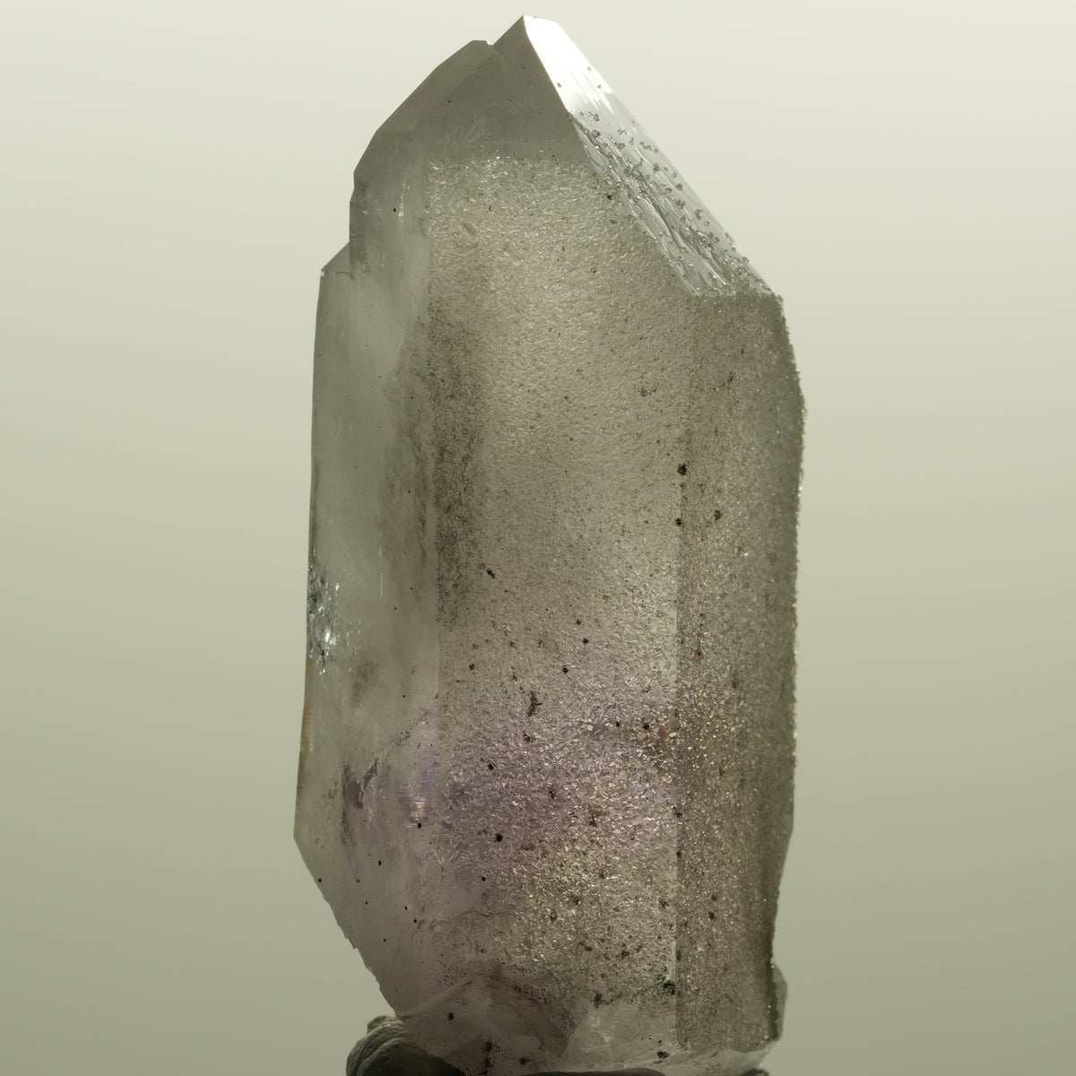 Seltene Skelett Phantom Amethyst mit Analcim Streep Mine, Namibia 54*28*20mm #15147