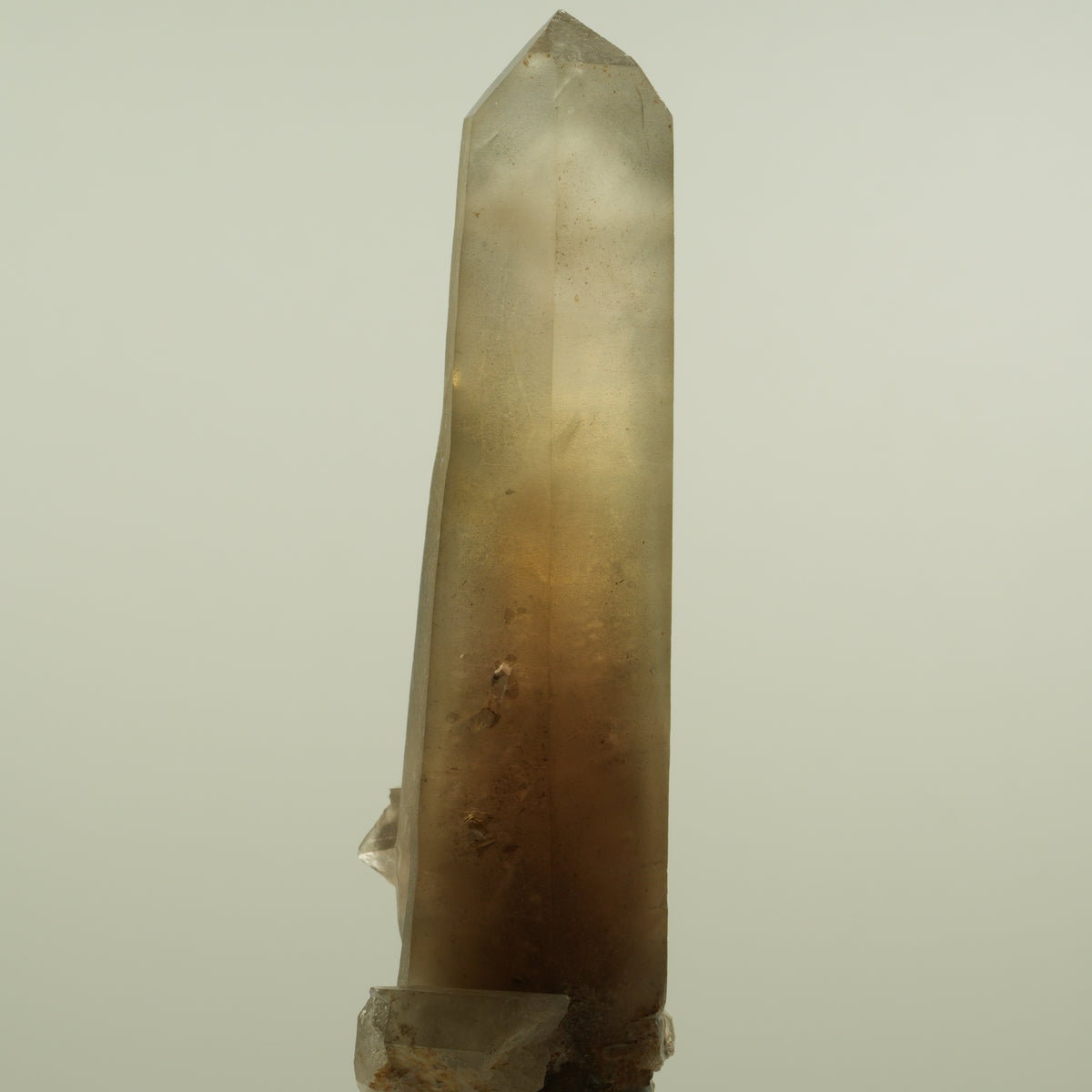 Seltene Phantom Skelett Rauchquarz Spitze Erongo, Namibia 89*26*30mm #15149