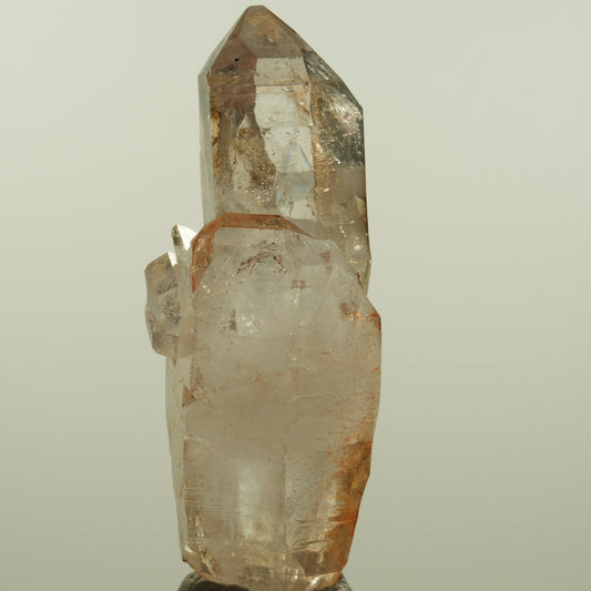 Enhydro Phantom Rauchquarz Skelett Doppelender, 1x Blase Goboboseb, Namibia 80*28*32mm #15151