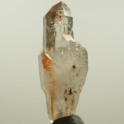 Enhydro Phantom Rauchquarz Skelett Doppelender, 1x Blase Goboboseb, Namibia 80*28*32mm #15151
