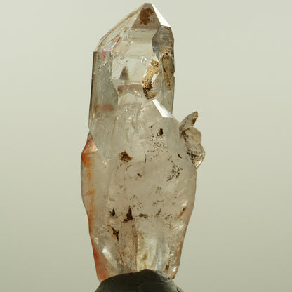 Enhydro Phantom Rauchquarz Skelett Doppelender, 1x Blase Goboboseb, Namibia 80*28*32mm #15151