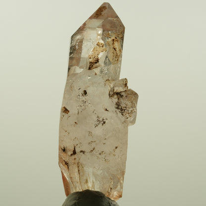 Enhydro Phantom Rauchquarz Skelett Doppelender, 1x Blase Goboboseb, Namibia 80*28*32mm #15151