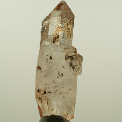 Enhydro Phantom Rauchquarz Skelett Doppelender, 1x Blase Goboboseb, Namibia 80*28*32mm #15151