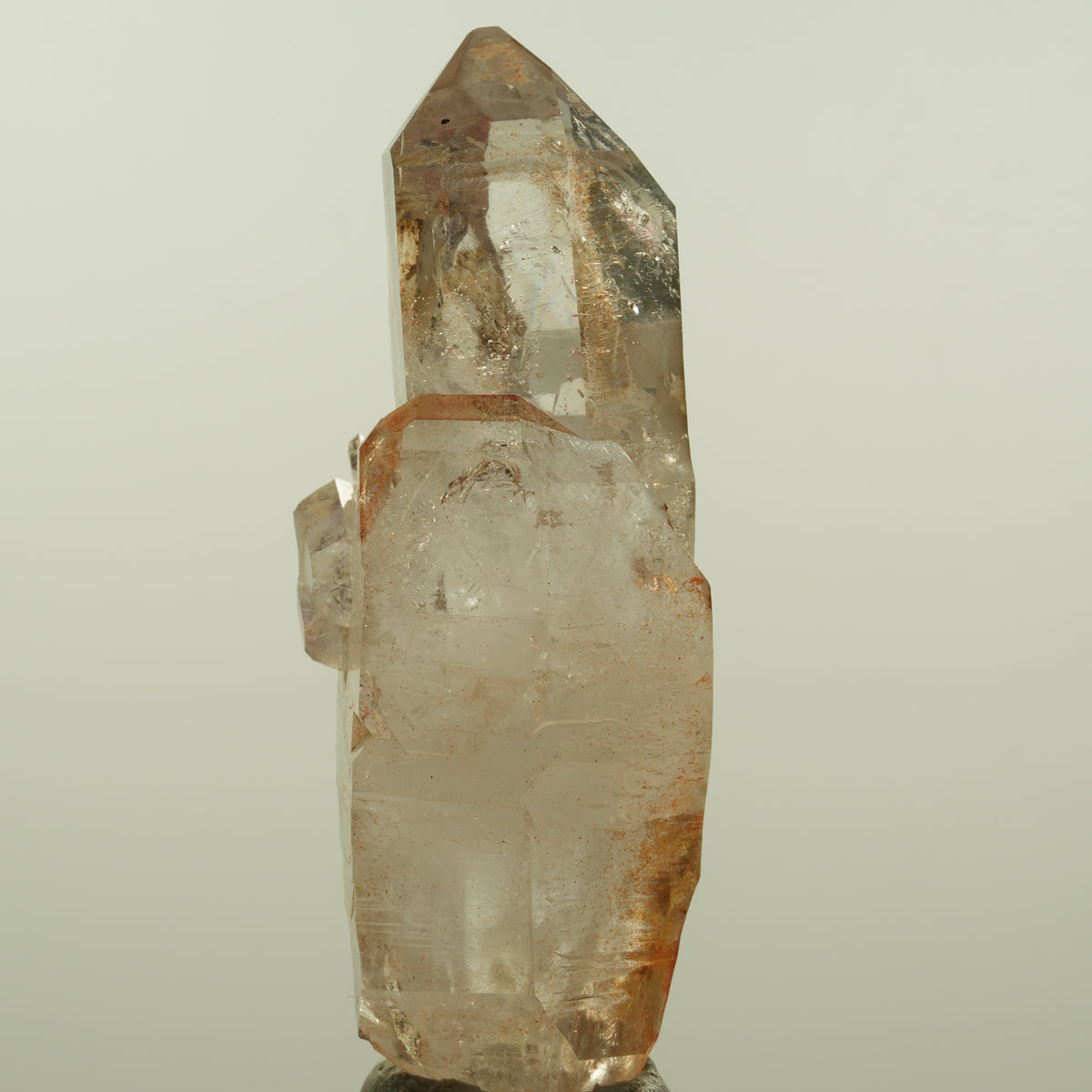 Enhydro Phantom Rauchquarz Skelett Doppelender, 1x Blase Goboboseb, Namibia 80*28*32mm #15151