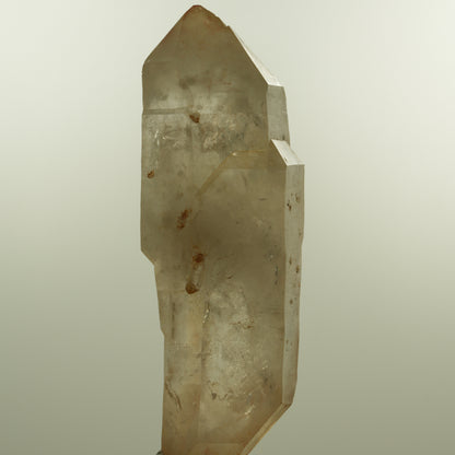 Skelett Phantom Rauchquarz Doppelender Spitze Goboboseb, Namibia 96*31*33mm #15154