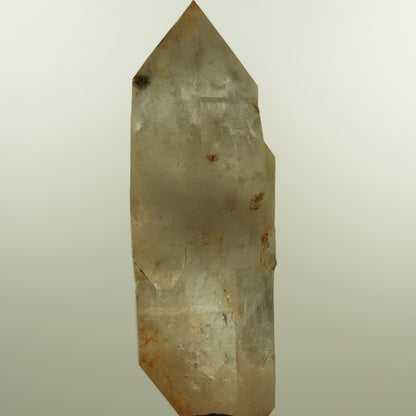 Skelett Phantom Rauchquarz Doppelender Spitze Goboboseb, Namibia 96*31*33mm #15154