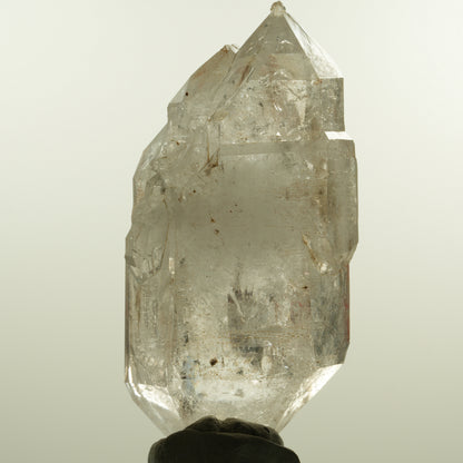 Enhydro Phantom Rauchquarz Skelett Doppelender, 2x Blase Goboboseb, Namibia 102*45*48mm #15155