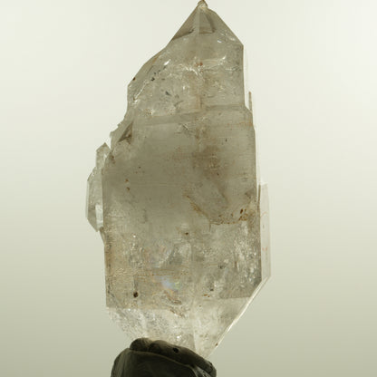 Enhydro Phantom Rauchquarz Skelett Doppelender, 2x Blase Goboboseb, Namibia 102*45*48mm #15155