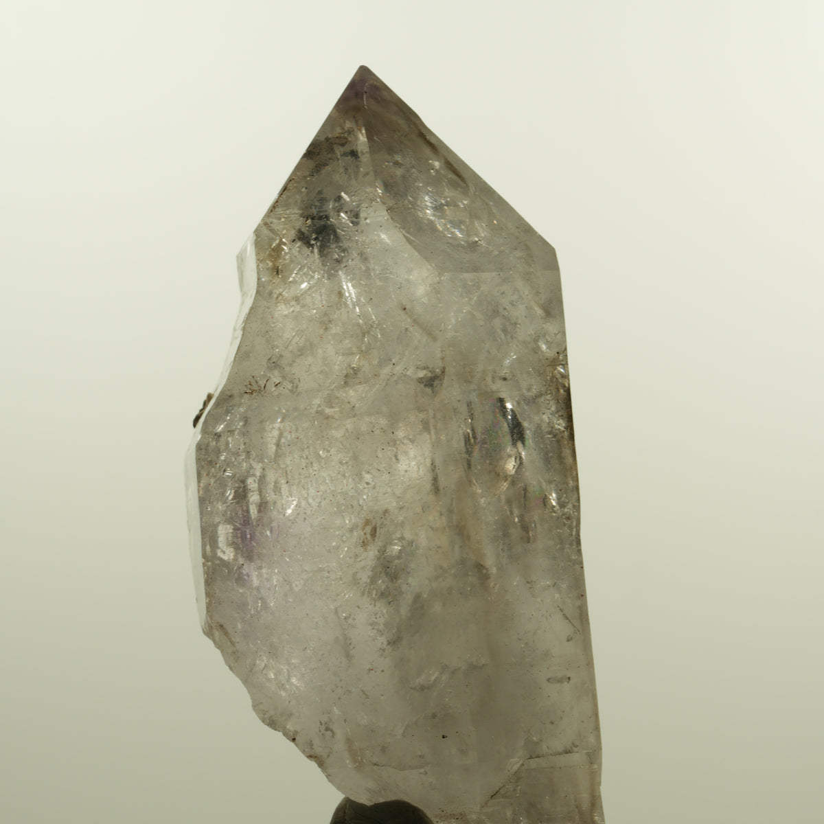 Seltene Skelett Phantom Amethyst Spitze Goboboseb, Namibia 88*44*31mm #15156