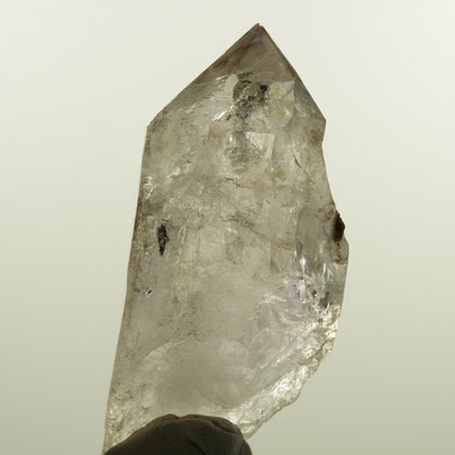 Seltene Skelett Phantom Amethyst Spitze Goboboseb, Namibia 88*44*31mm #15156