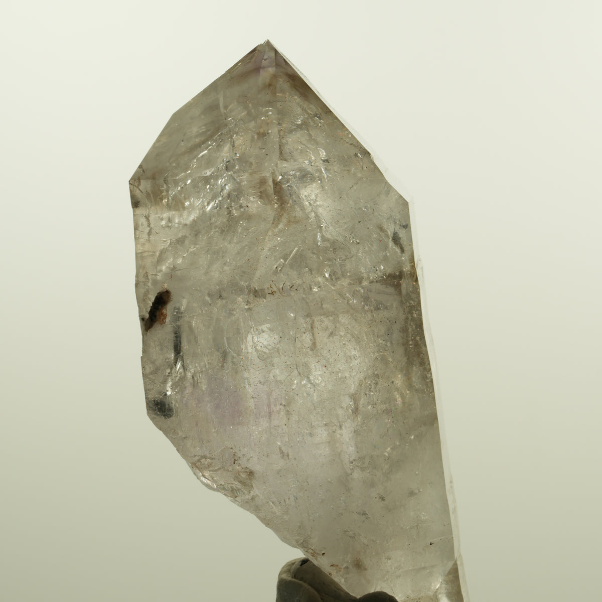 Seltene Skelett Phantom Amethyst Spitze Goboboseb, Namibia 88*44*31mm #15156