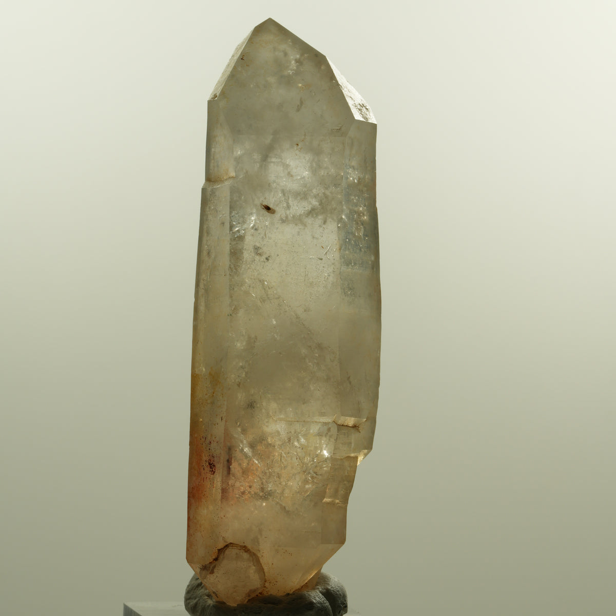 Skelett Phantom Rauchquarz Doppelender Spitze Goboboseb, Namibia 80*29*19mm #15157