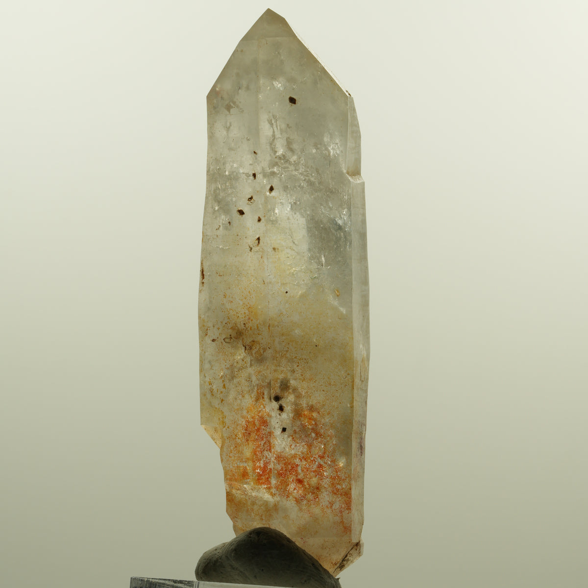 Skelett Phantom Rauchquarz Doppelender Spitze Goboboseb, Namibia 80*29*19mm #15157