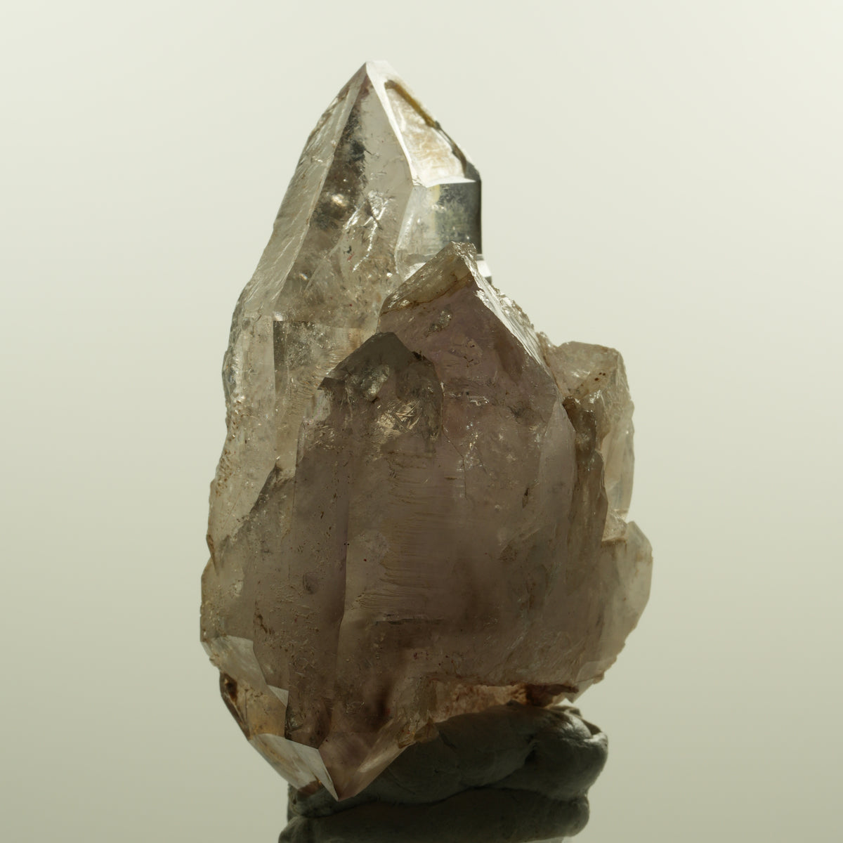 Skelett Phantom Amethyst Doppelender Gruppe Goboboseb, Namibia 75*41*41mm #15158