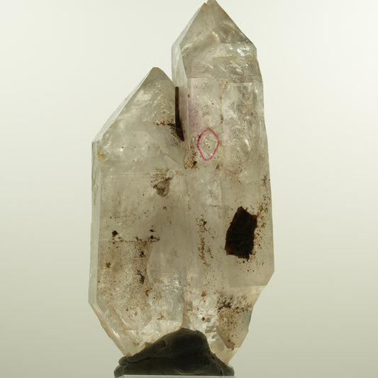 Enhydro Skelett Phantom Amethyst Doppelender, 1x Blase Goboboseb, Namibia 104*49*32mm #15159