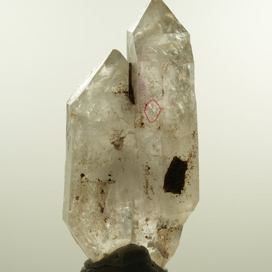 Enhydro Skelett Phantom Amethyst Doppelender, 1x Blase Goboboseb, Namibia 104*49*32mm #15159