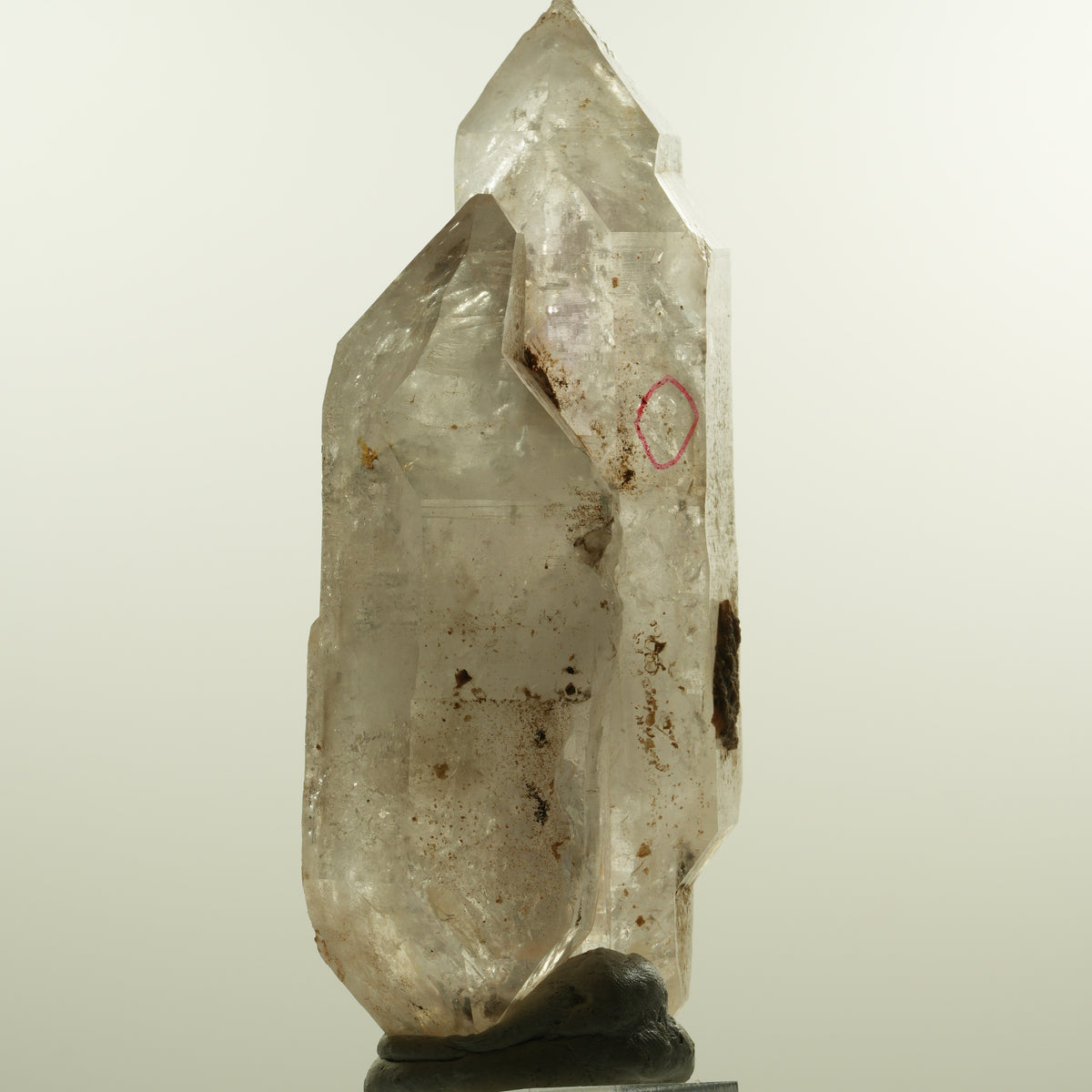 Enhydro Skelett Phantom Amethyst Doppelender, 1x Blase Goboboseb, Namibia 104*49*32mm #15159