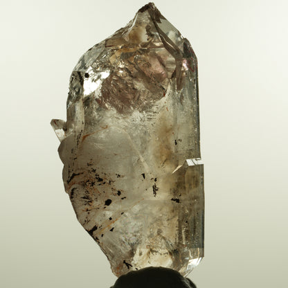 Enhydro Phantom Rauchquarz Skelett Doppelender, 1x Blase Goboboseb, Namibia 105*53*30mm #15160