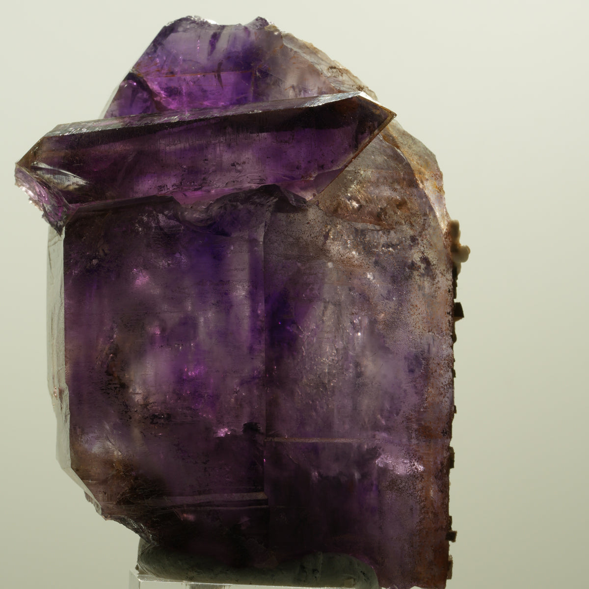 Seltene Skelett Phantom Amethyst Spitze Goboboseb, Namibia 91*58*39mm #15162