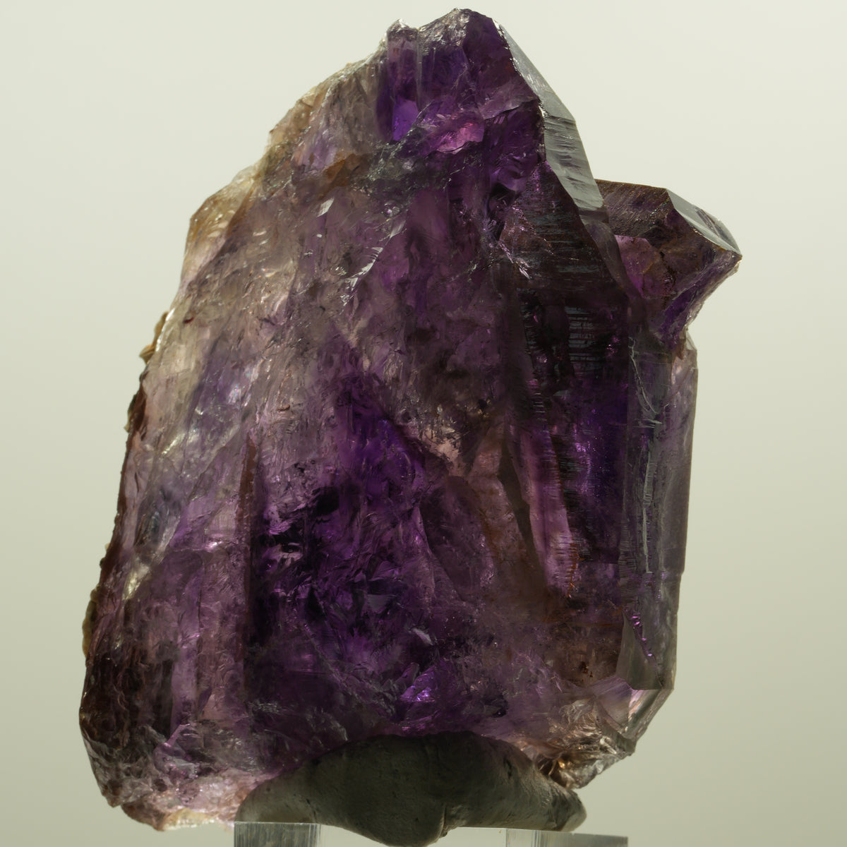 Seltene Skelett Phantom Amethyst Spitze Goboboseb, Namibia 91*58*39mm #15162
