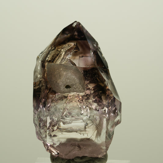 Skelett Phantom Amethyst mit Analcim, Epidot Streep Mine, Namibia 47*29*21mm #15166