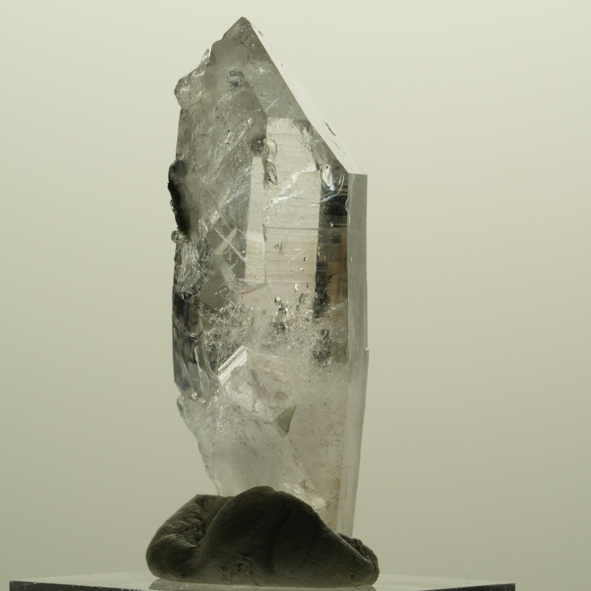 Lemurian Phantom Rauchquarz mit Epidot Streep Mine, Goboboseb Namibia 47*18*14mm #15171