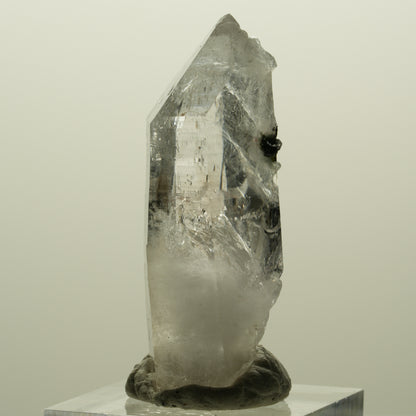 Lemurian Phantom Rauchquarz mit Epidot Streep Mine, Goboboseb Namibia 47*18*14mm #15171