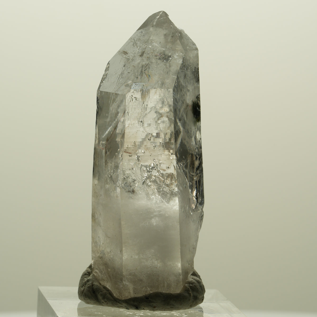 Lemurian Phantom Rauchquarz mit Epidot Streep Mine, Goboboseb Namibia 47*18*14mm #15171