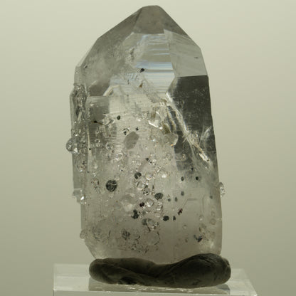 Harlekin Lemurian Phantom Amethyst mit Analcim Streep Mine, Namibia 41*26*18mm #15174