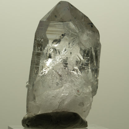 Harlekin Lemurian Phantom Amethyst mit Analcim Streep Mine, Namibia 41*26*18mm #15174