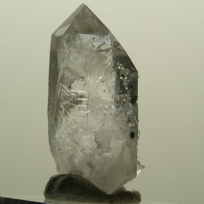Harlekin Lemurian Phantom Amethyst mit Analcim Streep Mine, Namibia 41*26*18mm #15174