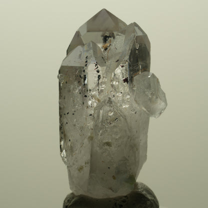 Harlekin Lemurian Skelett Phantom Amethyst Analcim Prehnit Streep Mine Namibia 42*25*22mm #15175