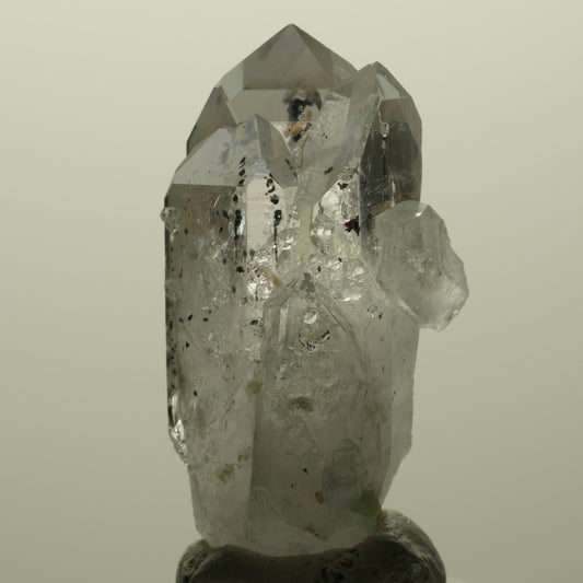Harlekin Lemurian Skelett Phantom Amethyst Analcim Prehnit Streep Mine Namibia 42*25*22mm #15175