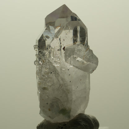 Harlekin Lemurian Skelett Phantom Amethyst Analcim Prehnit Streep Mine Namibia 42*25*22mm #15175