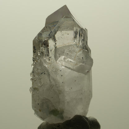 Harlekin Lemurian Skelett Phantom Amethyst Analcim Prehnit Streep Mine Namibia 42*25*22mm #15175