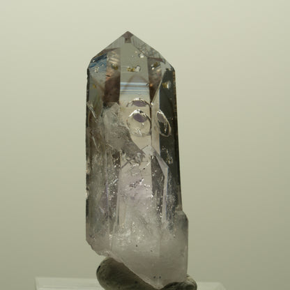 Lemurian Skelett Phantom Amethyst mit Analcim, Hämatit Streep Mine, Namibia 41*17*13mm #15178