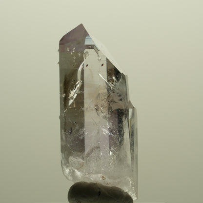 Lemurian Skelett Phantom Amethyst mit Analcim, Hämatit Streep Mine, Namibia 41*17*13mm #15178