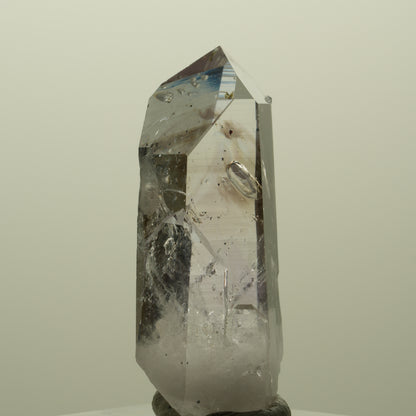 Lemurian Skelett Phantom Amethyst mit Analcim, Hämatit Streep Mine, Namibia 41*17*13mm #15178