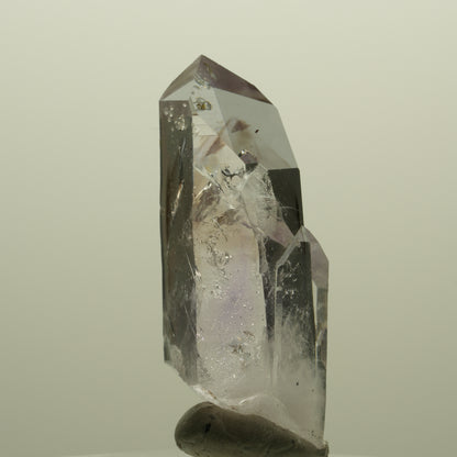 Lemurian Skelett Phantom Amethyst mit Analcim, Hämatit Streep Mine, Namibia 41*17*13mm #15178