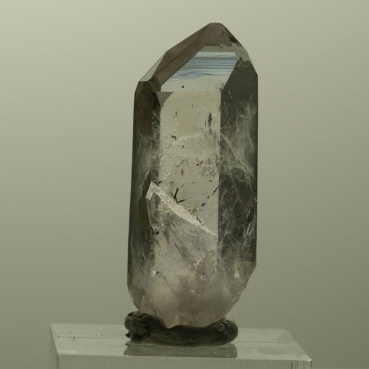 Harlekin Lemurian Skelett Phantom Amethyst Streep Mine, Namibia 39*17*12mm #15183