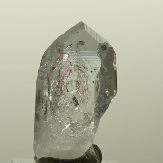 Enhydro Lemurian Phantom Amethyst mit Prehnit, 1x Blase Streep Mine, Namibia 39*22*18mm #15184