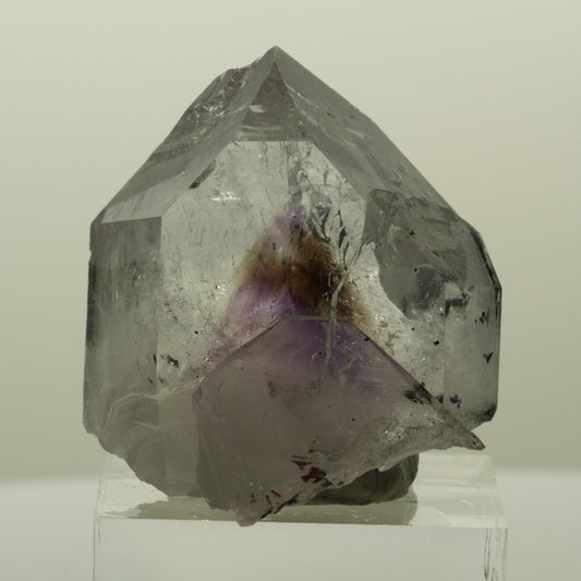 Harlekin Lemurian Skelett Phantom Amethyst Streep Mine, Namibia 39*31*29mm #15186