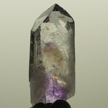 Harlekin Lemurian Phantom Amethyst mit Prehnit Streep Mine, Namibia 46*18*11mm #15190